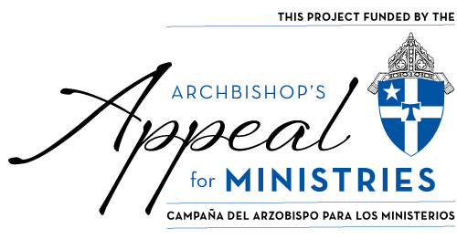 This project is funded by the generous donors of the Archbishop's Appeal