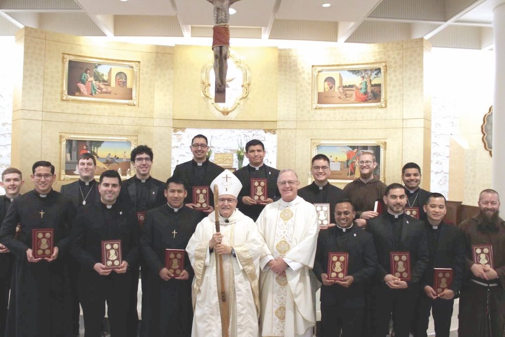 Group of Lectors and Acolytes smiling