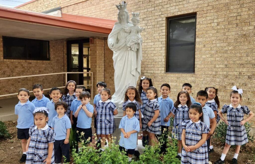 Children at St. John Bosco School