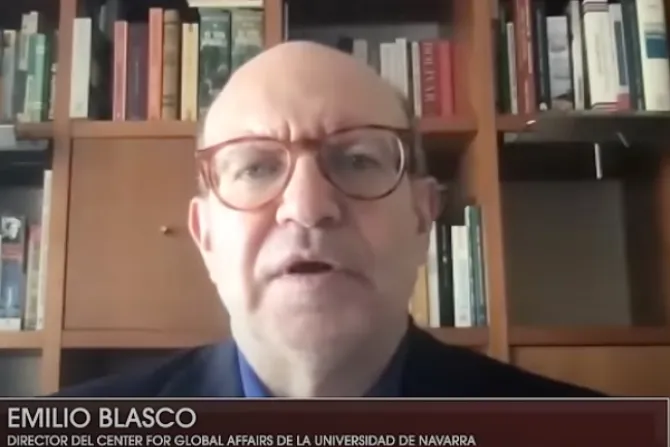 Emilio Blasco, director of the Center for Global Affairs at the University of Navarra in Spain