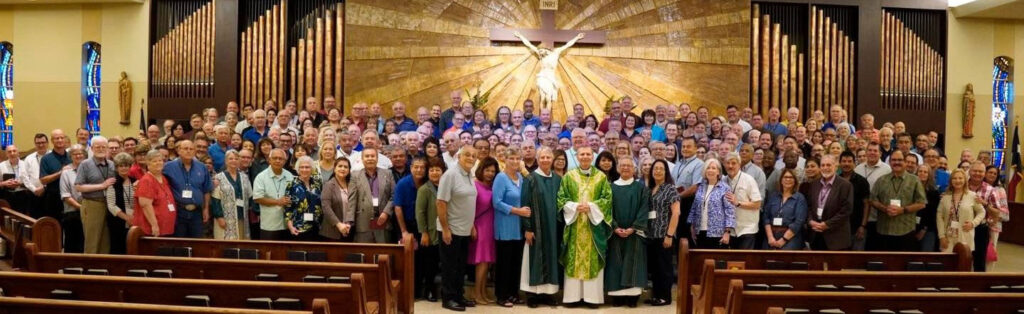 Deacons and wives at St. Matthew Catholic Church