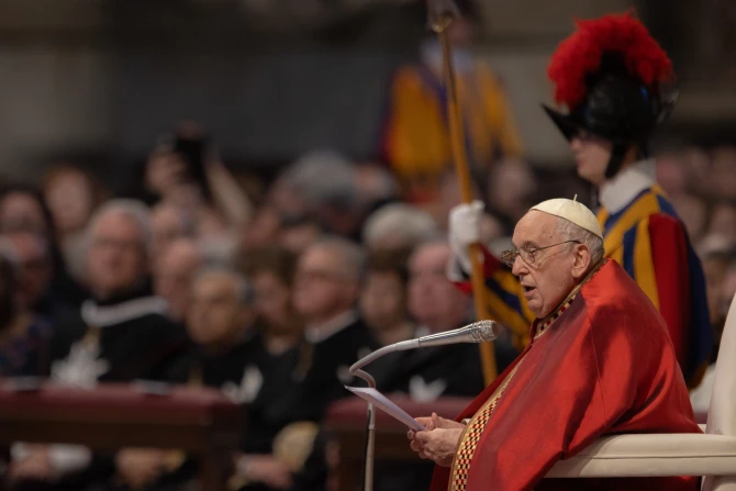 Pope Francis celebrates Mass on the Solemnity of Sts. Peter and Paul