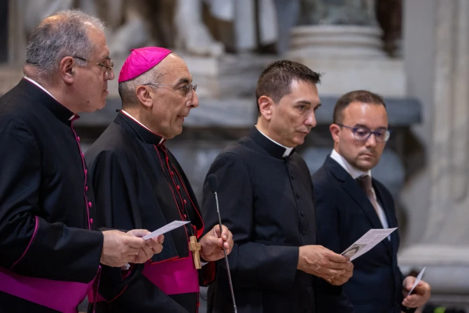 Rome Bishop Baldassare Reina presides at the closing of the diocesan phase of the investigation into the life and virtues of Chiara Corbella Petrillo in Rome