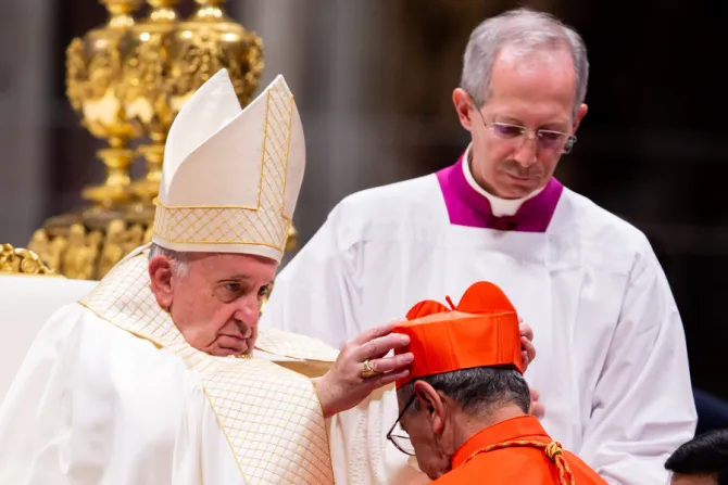 Pope Francis creates new cardinals at a consistory in St. Peter’s Basilica