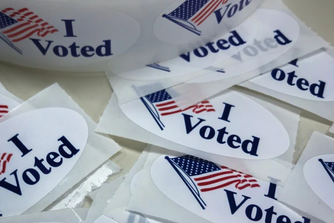 "I Voted" stickers