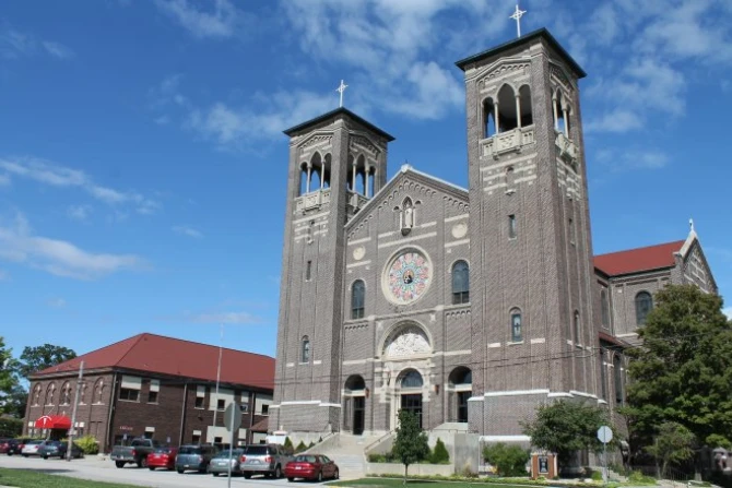 The exterior of St. Stanislaus Kostka Parish