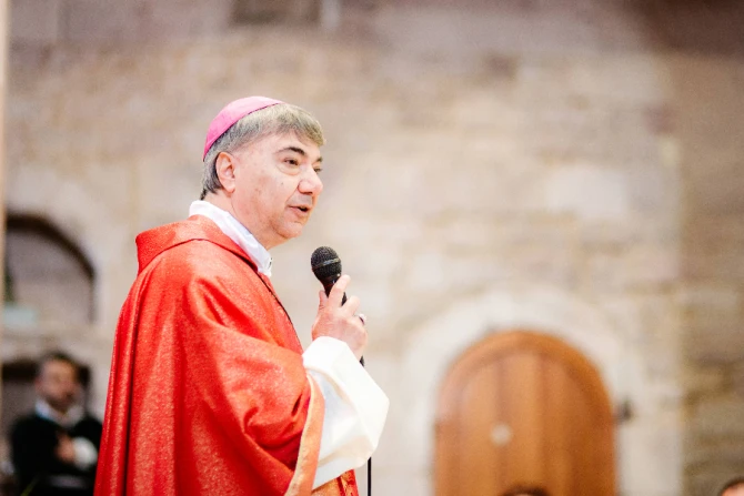 Archbishop Domenico Battaglia of Naples, Italy