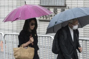 Jimmy Lai’s wife, Teresa and retired Chinese Cardinal Joseph Zen Ze-Kiun